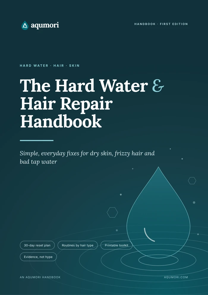 Cover of The Hard Water & Hair Repair Handbook by Aqumori