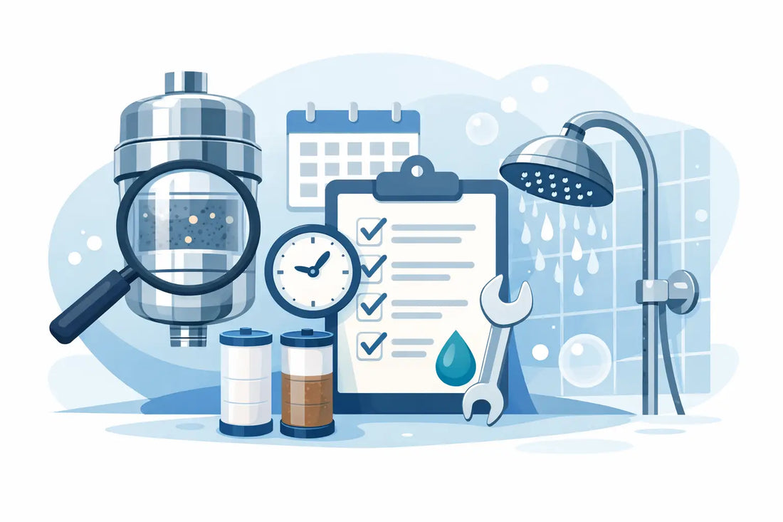 Guide to Shower Filter Maintenance Schedule