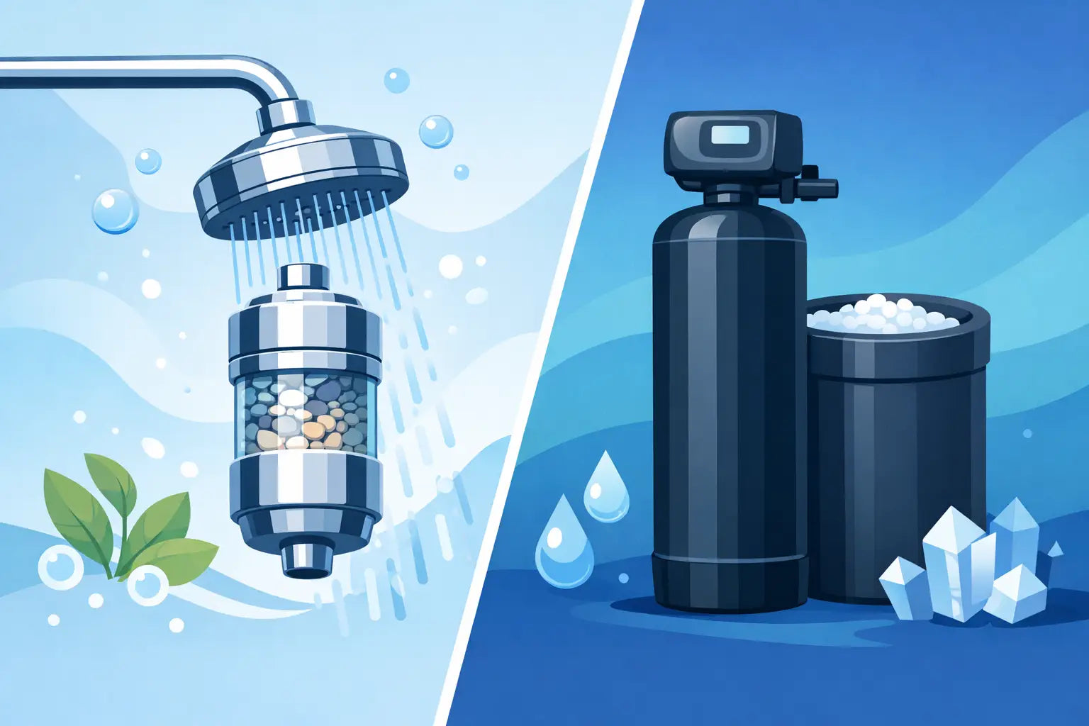Shower Filter vs Water Softener: Which Fits?