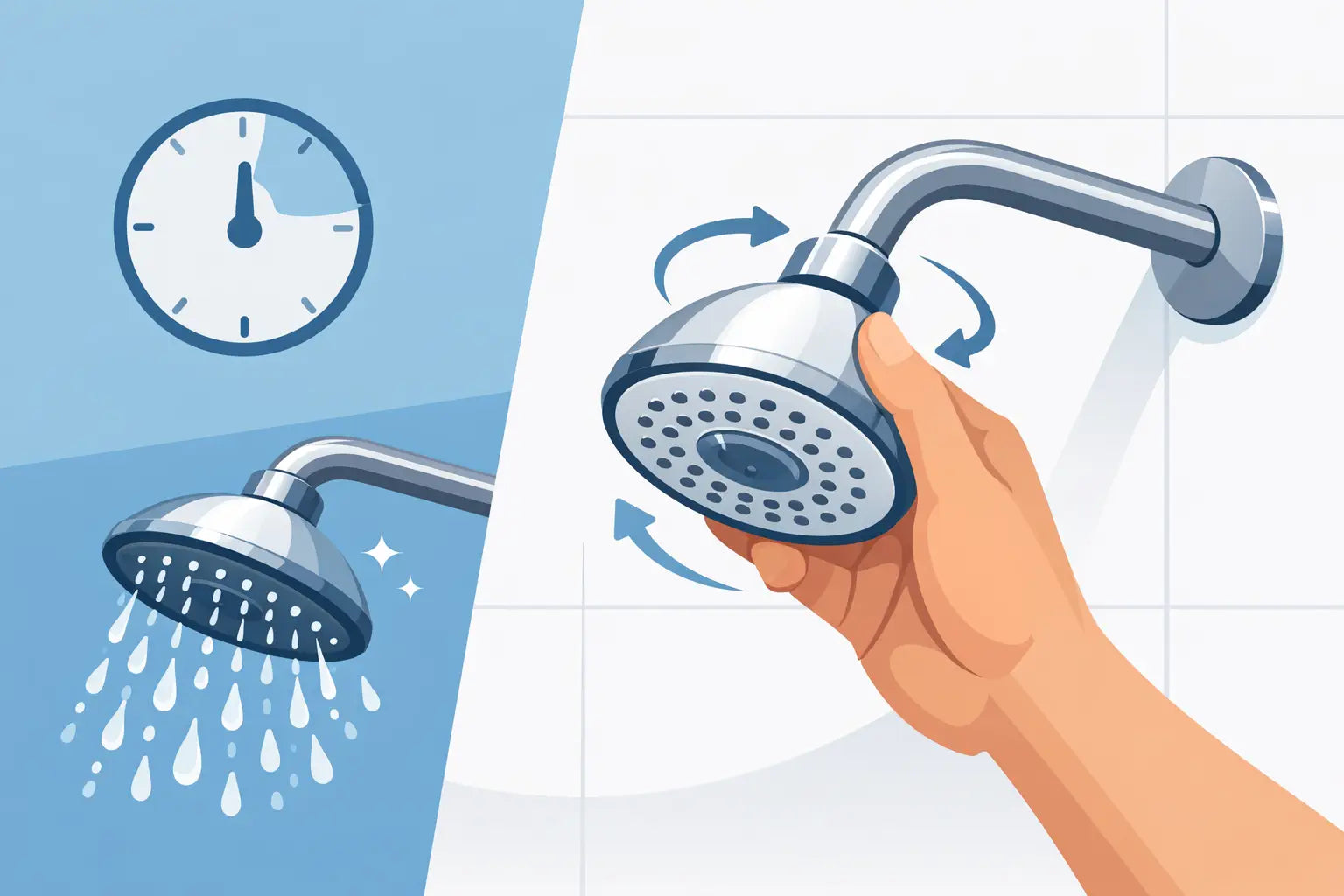 Tool Free Showerhead Installation in 5 Minutes
