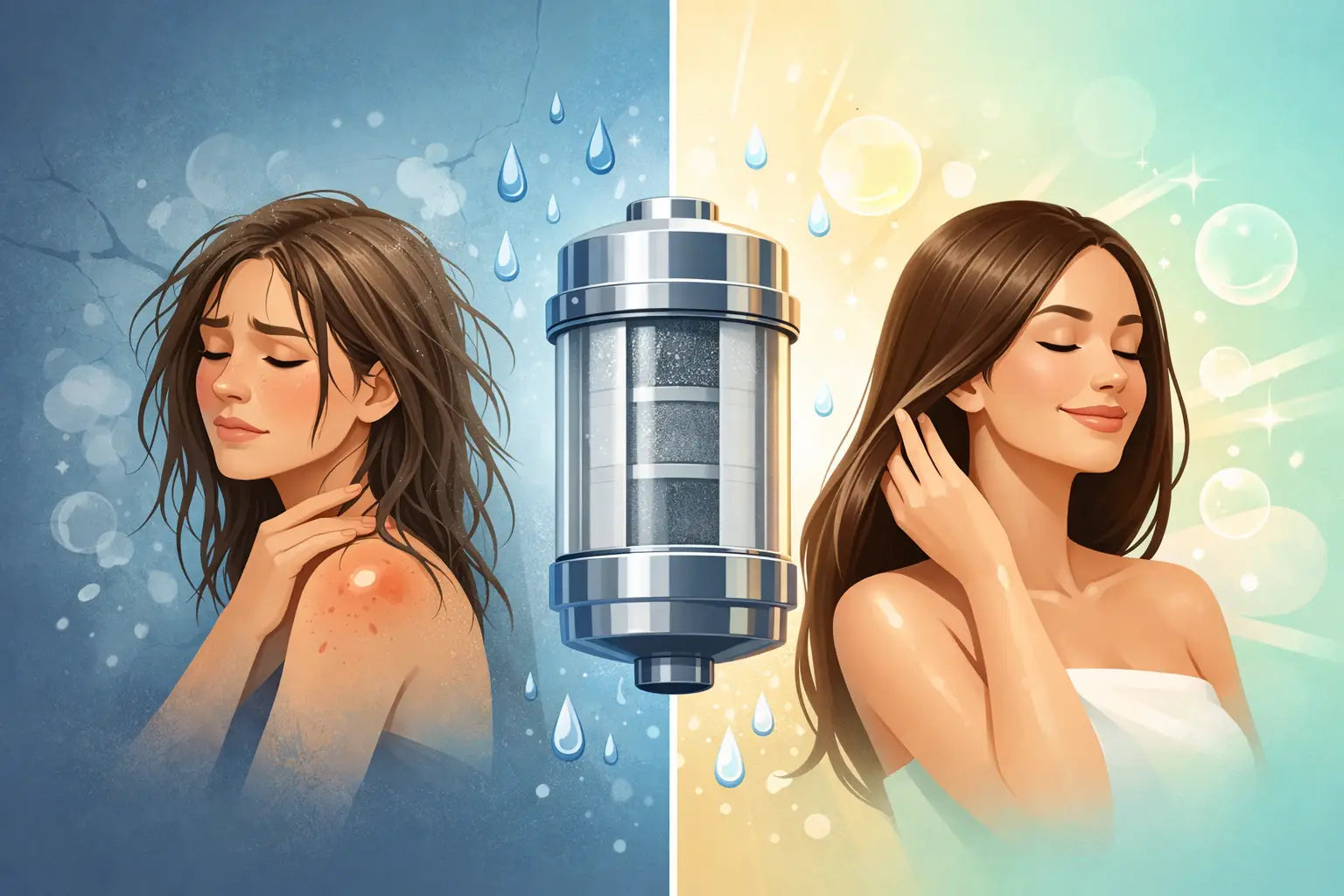 Before After Shower Filter Results Explained